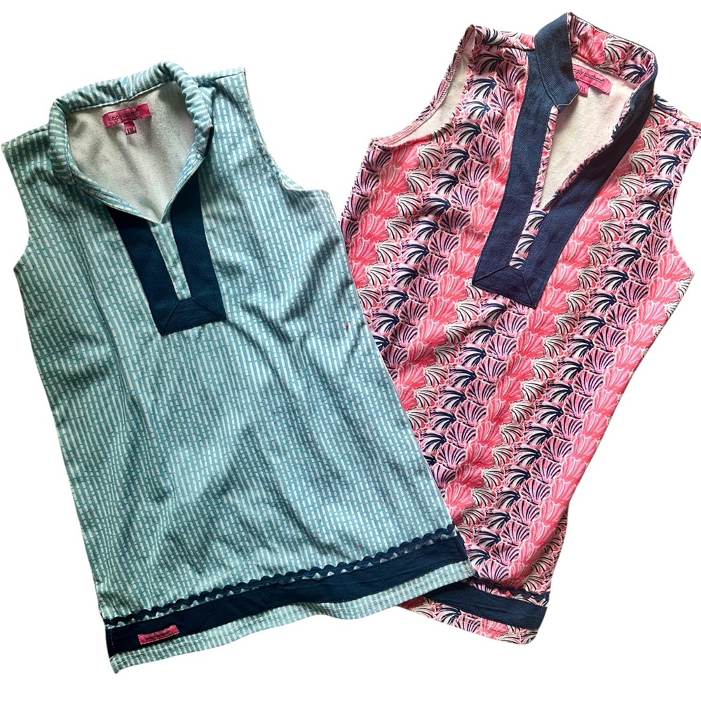 Bundled 2 Simply Southern Girls' Sleeveless Dresses